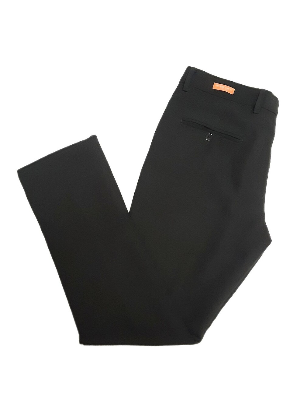 Egara Slim Fit Black Dress Pants Mens